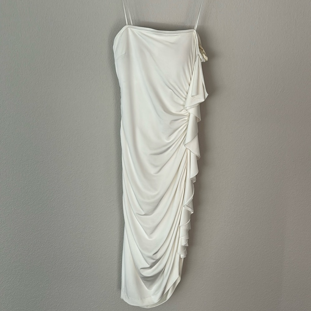 Cache strapless dress 
Size 6, 2
Clean out my closet 
Smoke free pet free home